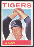 1964 Topps #491 Ed Rakow product image 1, provided for visual reference and product detail review