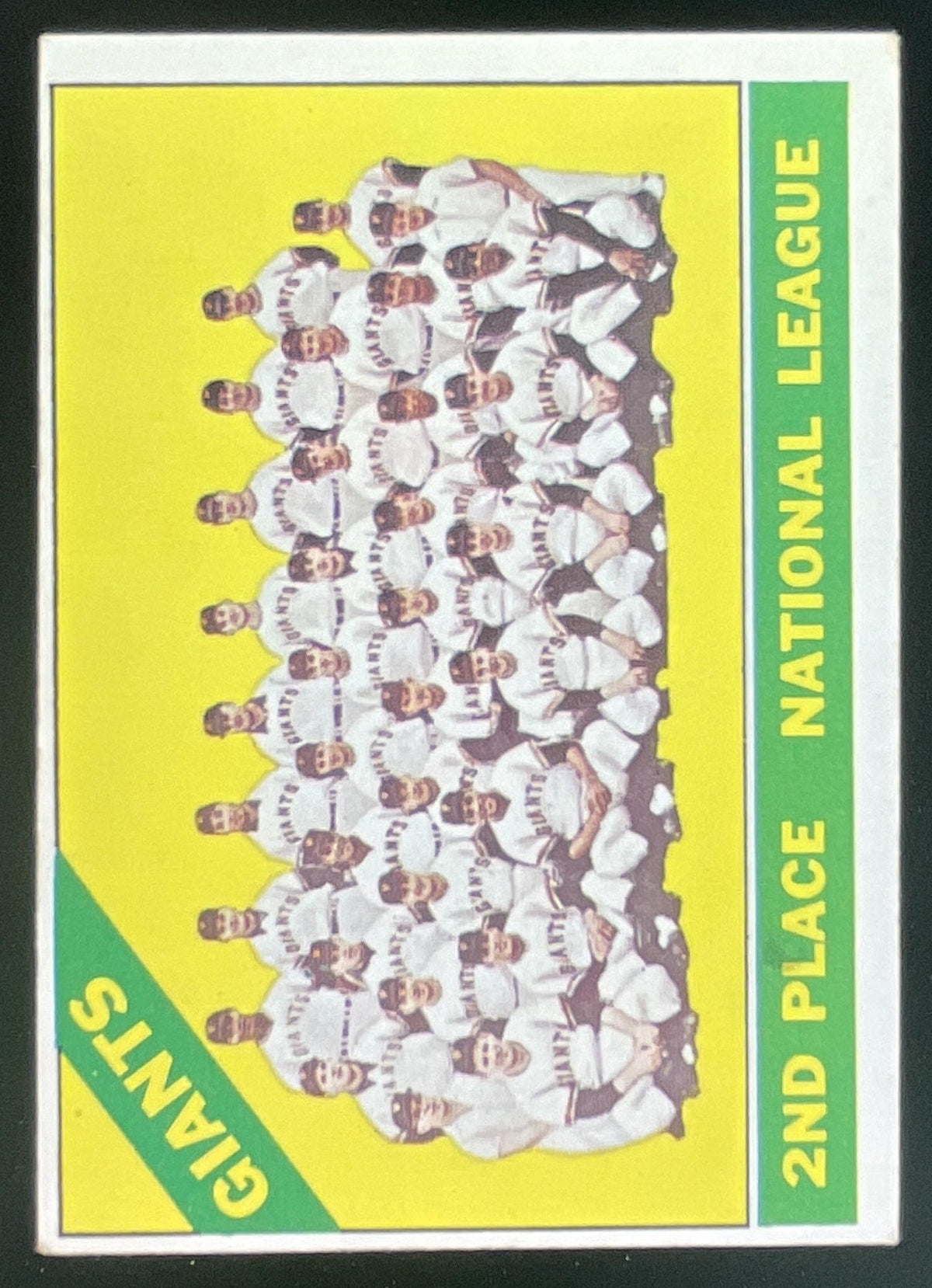 1966 Topps #19 San Francisco Giants product image 1, provided for visual reference and product detail review
