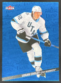 2025-26 Upper Deck Fleer Ultra Medallions Sapphire Blue #M-13 Logan Cooley /25 product image 1, provided for visual