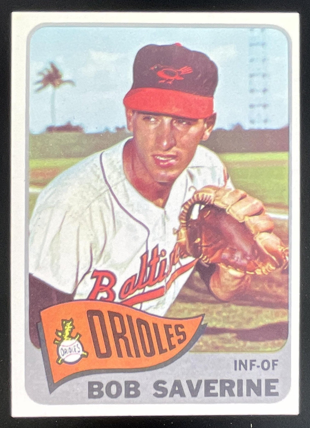 1965 Topps #427 Bob Saverine product image 1, provided for visual reference and product detail review