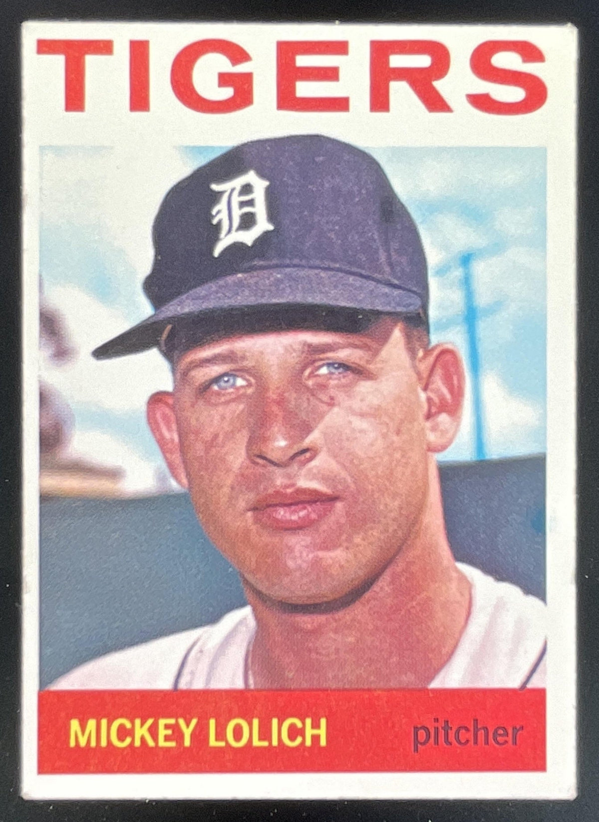 1964 Topps #128 Mickey Lolich RC product image 1, provided for visual reference and product detail review