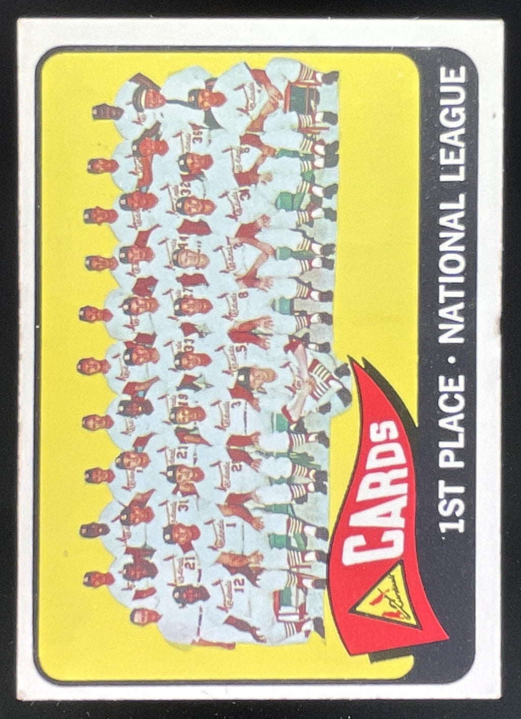 1965 Topps #57 St. Louis Cardinals product image 1, provided for visual reference and product detail review