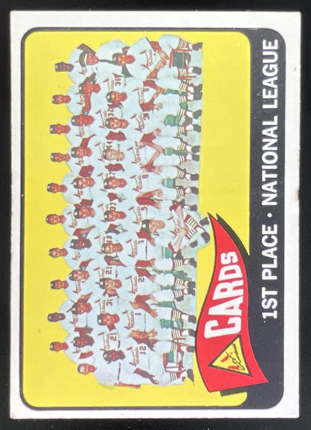 1965 Topps #57 St. Louis Cardinals product image 1, provided for visual reference and product detail review