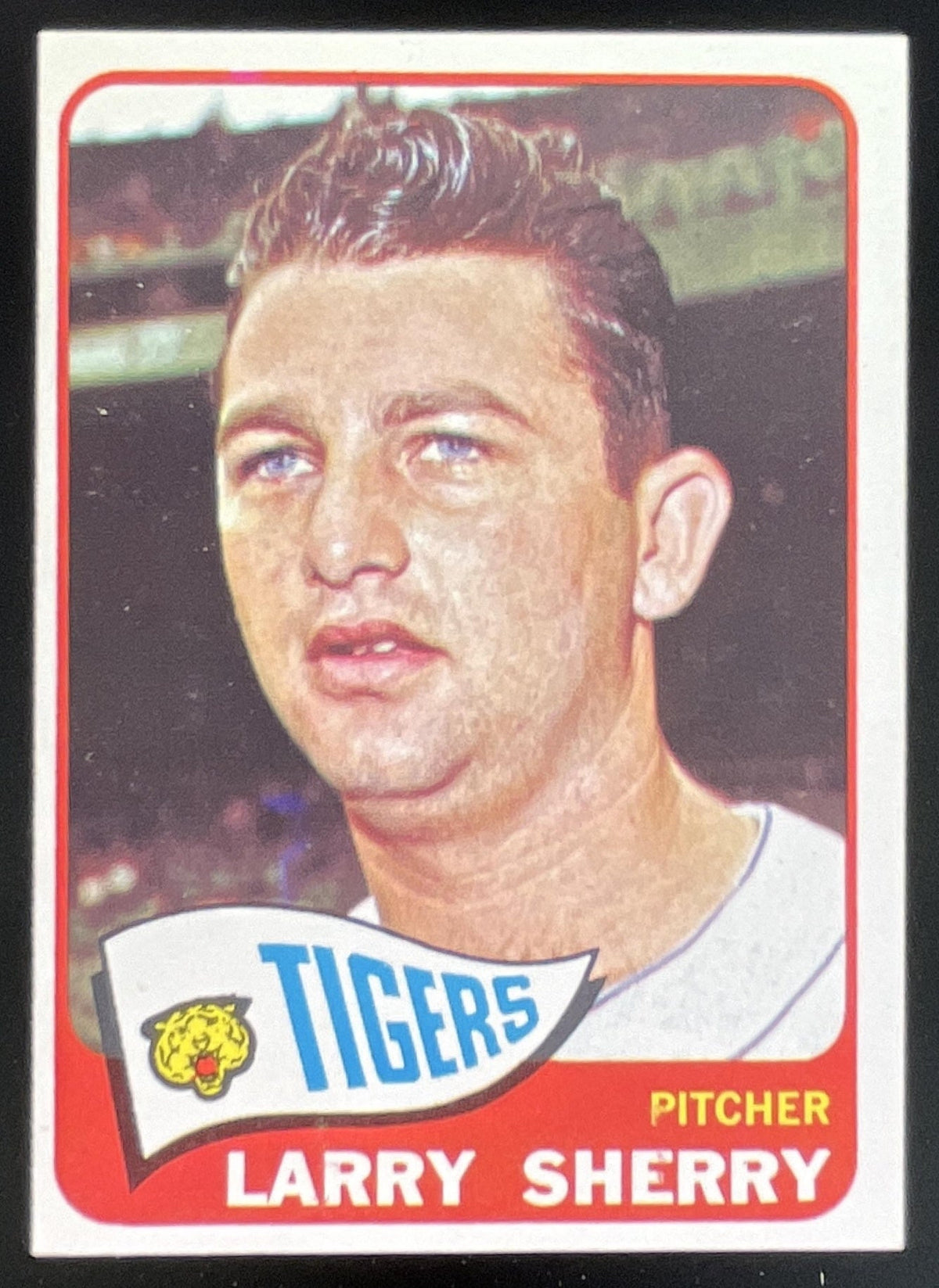 1965 Topps #408 Larry Sherry product image 1, provided for visual reference and product detail review