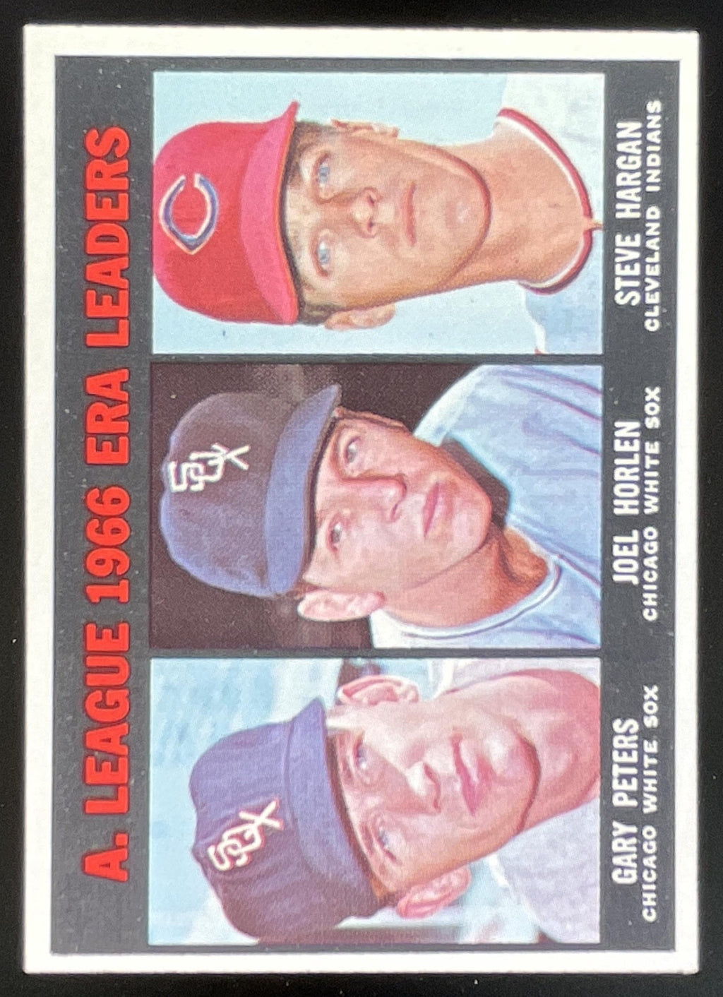 1967 Topps #233 American League Gary Peters Joel Horlen Steve Hargan product image 1, provided for visual reference and