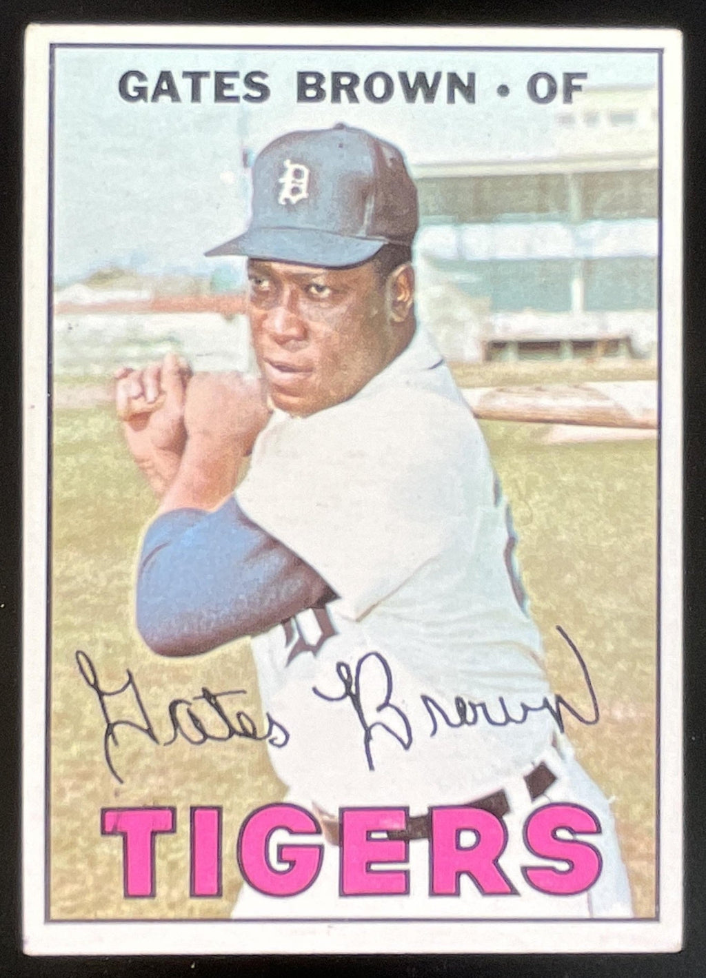 1967 Topps #134 Gates Brown product image 1, provided for visual reference and product detail review