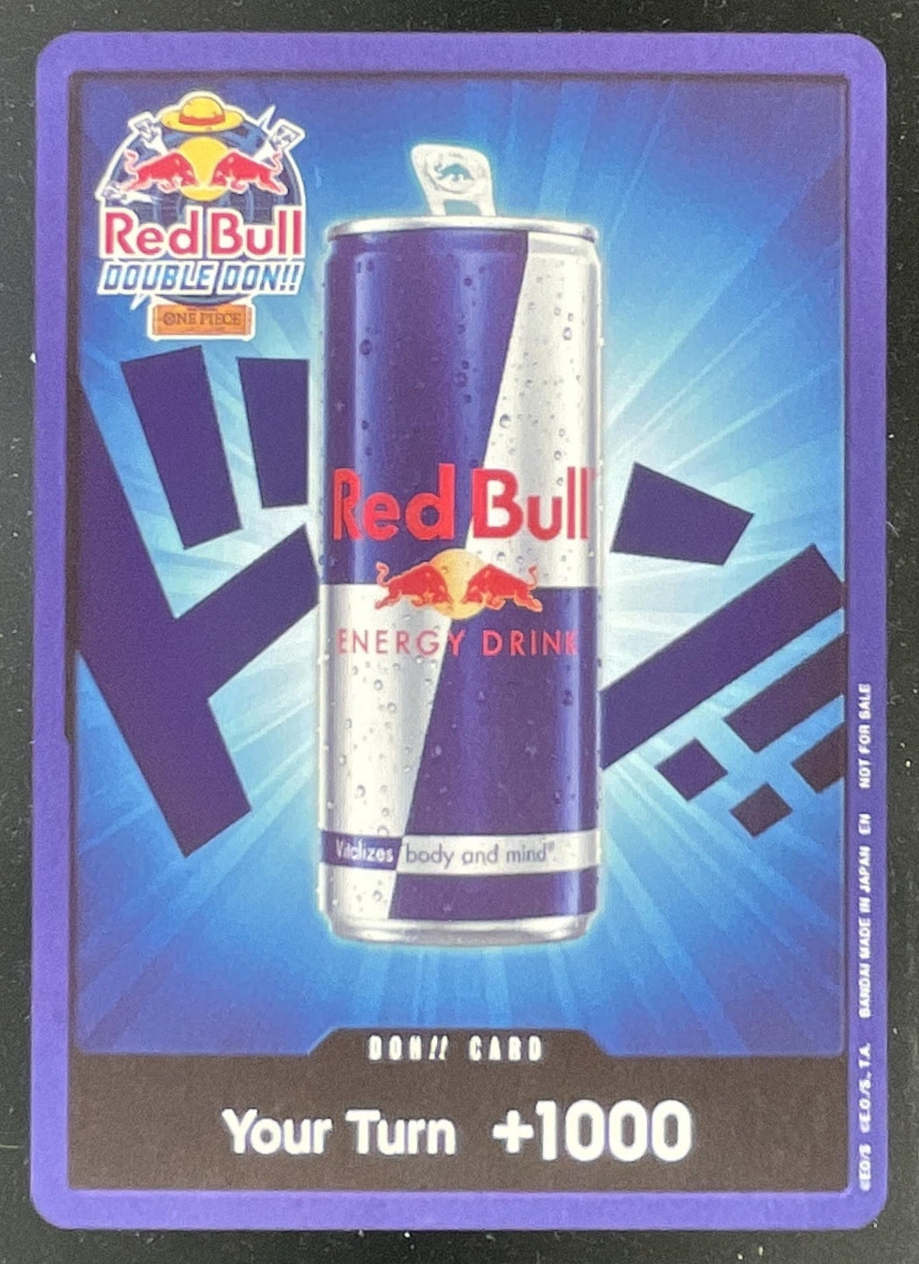 One Piece DON!! Card Red Bull Don!! - One Piece Promotion Cards OP-PR product image 1, provided for visual reference and