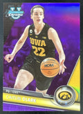 2023-24 Bowman University Chrome Purple Refractor #34 Caitlin Clark /399 product image 1, provided for visual reference and