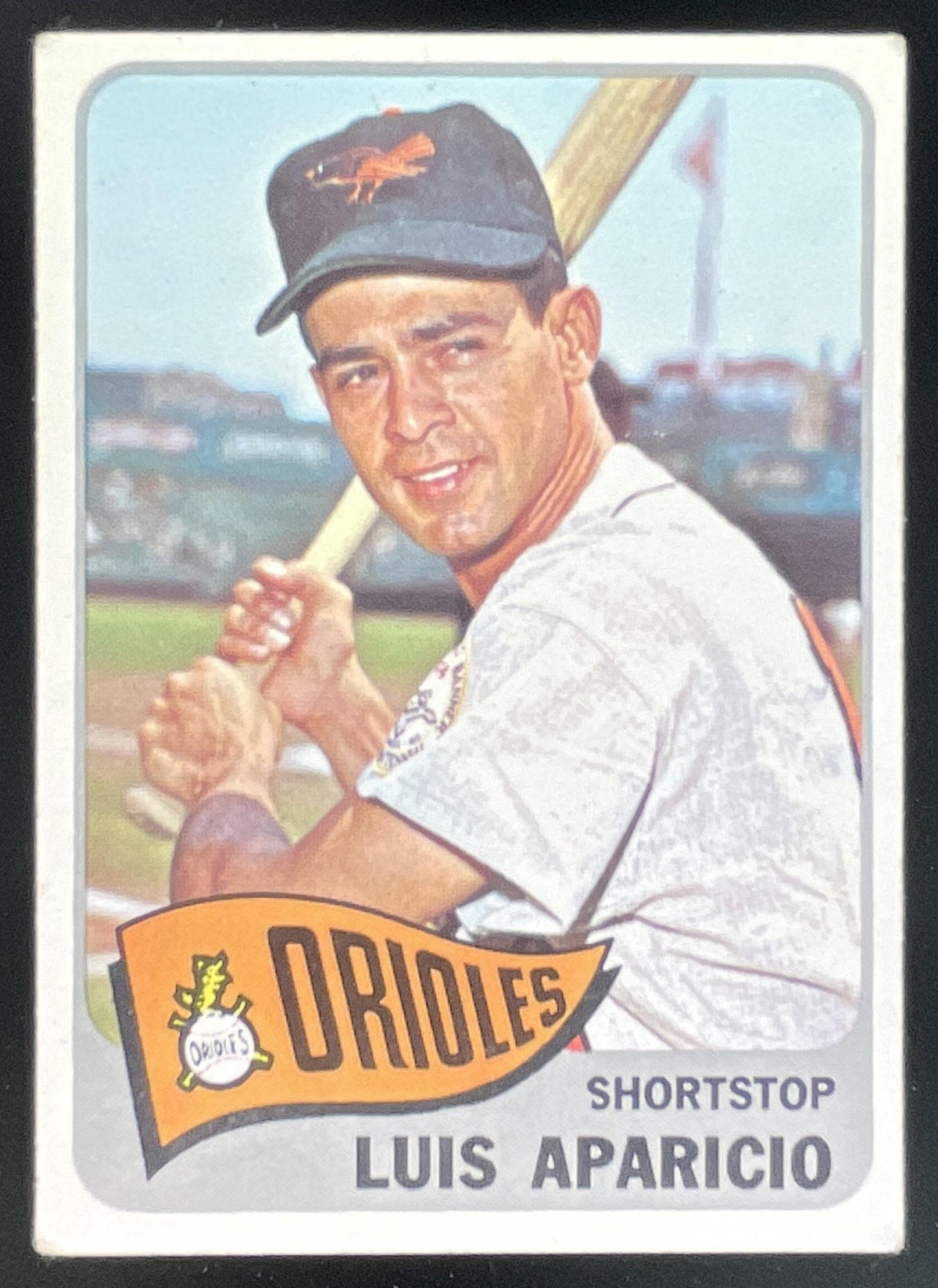 1965 Topps #410 Luis Aparicio product image 1, provided for visual reference and product detail review