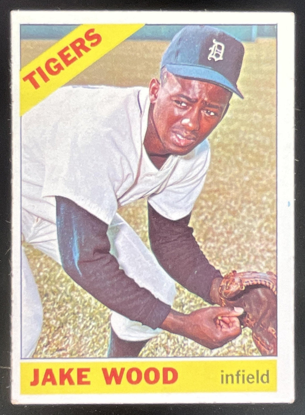 1966 Topps #509 Jake Wood product image 1, provided for visual reference and product detail review