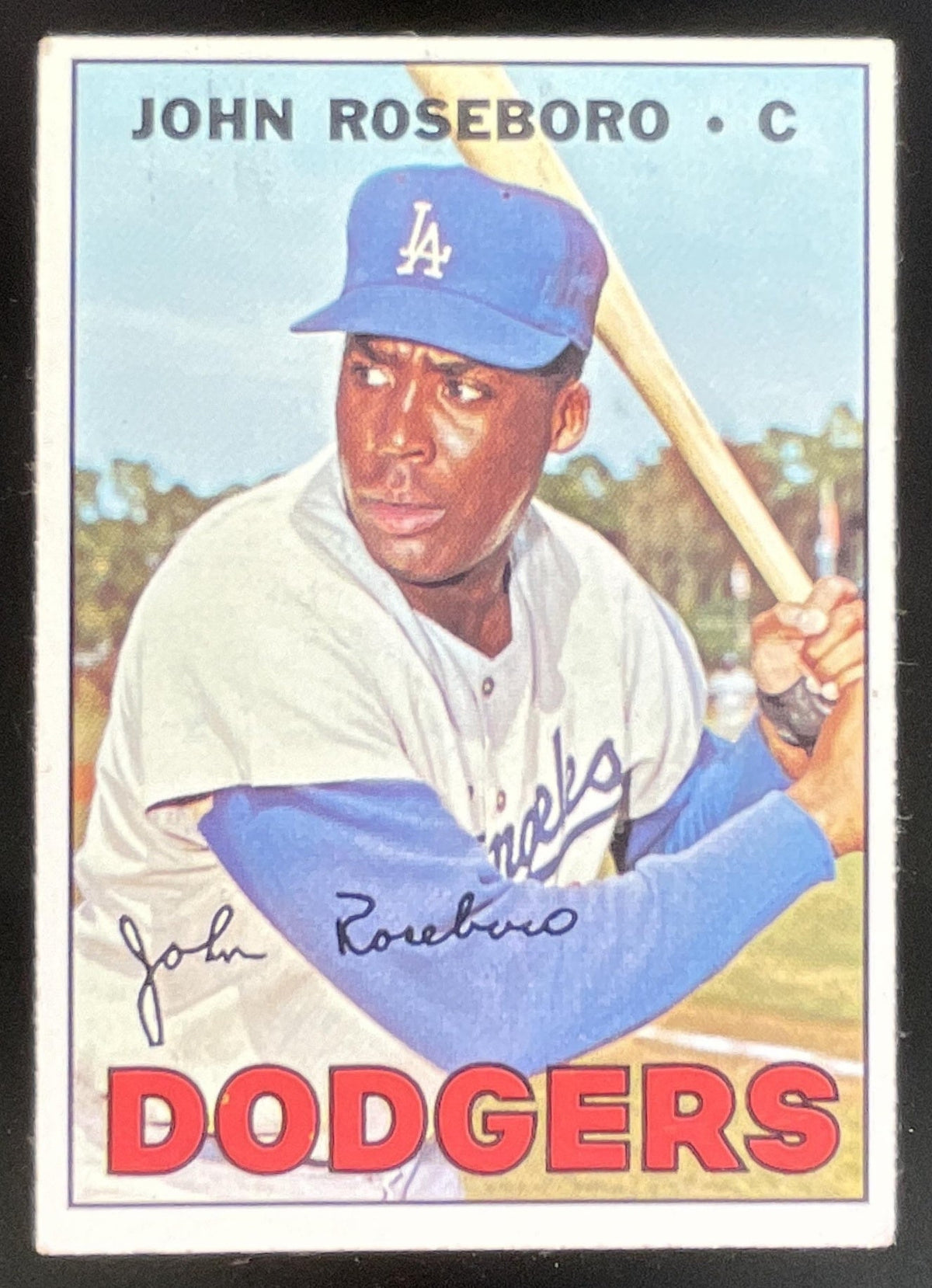 1967 Topps #365 John Roseboro product image 1, provided for visual reference and product detail review