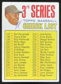 1967 Topps #191 3rd Series Checklist 197-283 product image 1, provided for visual reference and product detail review