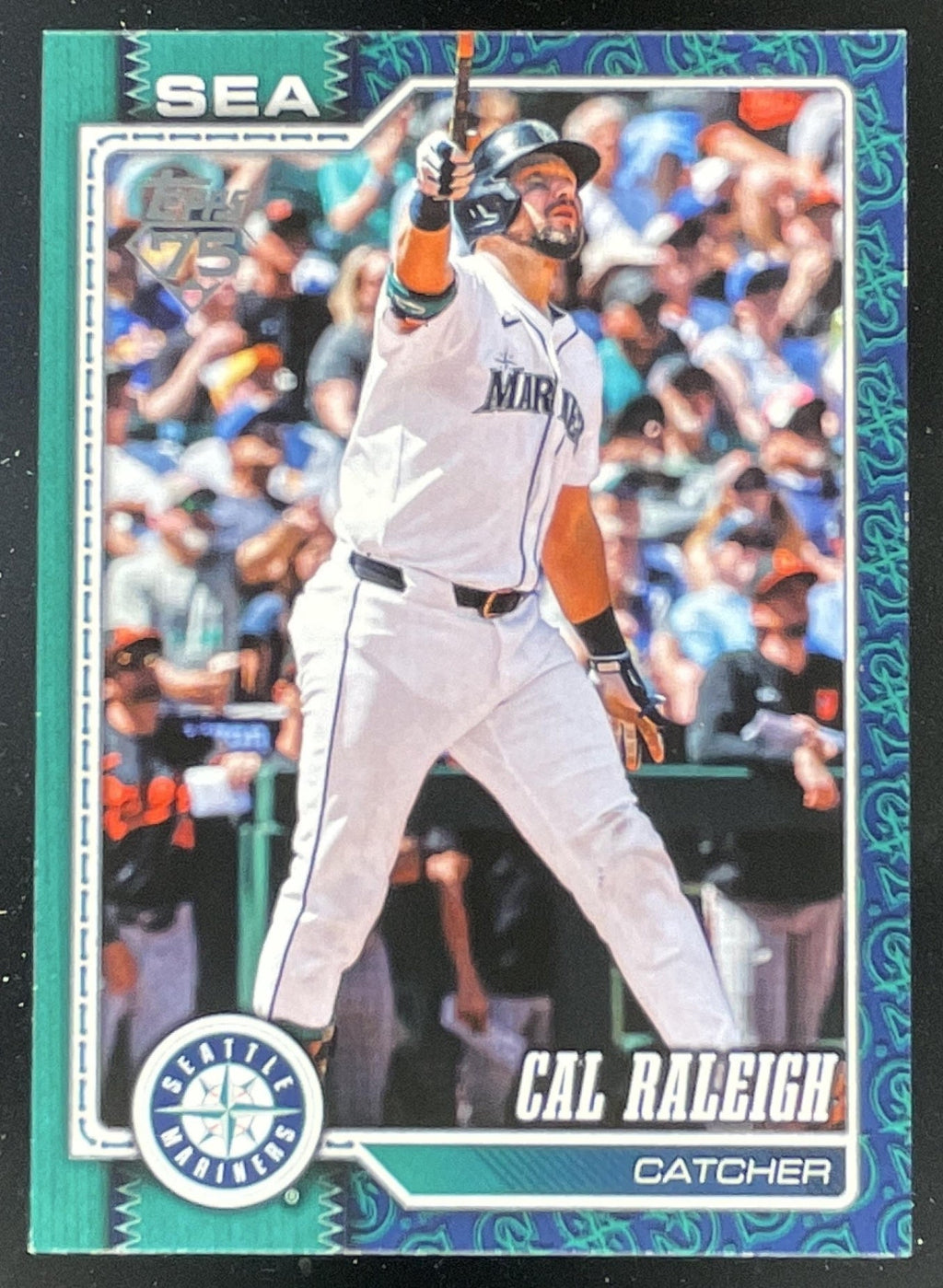 2026 Topps Series 1 Team Color Border Variation #140 Cal Raleigh product image 1, provided for visual reference and product
