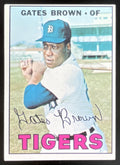 1967 Topps #134 Gates Brown product image 1, provided for visual reference and product detail review