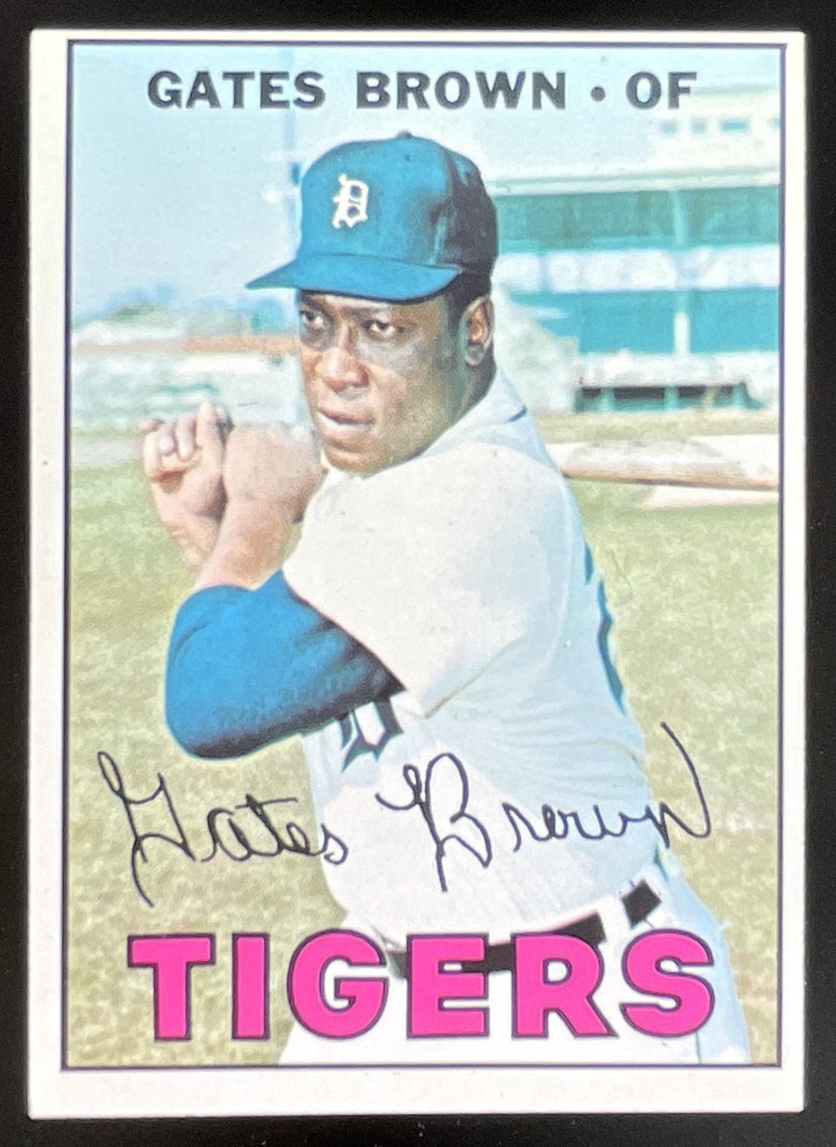 1967 Topps #134 Gates Brown product image 1, provided for visual reference and product detail review