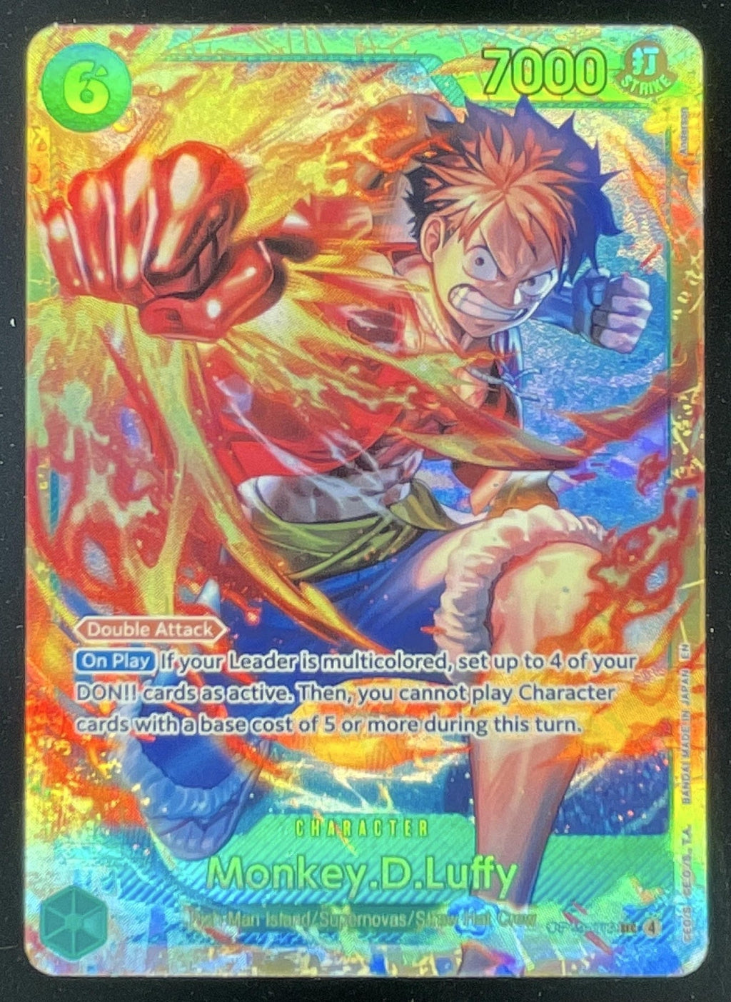 2025 One Piece Carrying On His Will Special Card #OP13-118 Monkey D. Luffy product image 1, provided for visual reference
