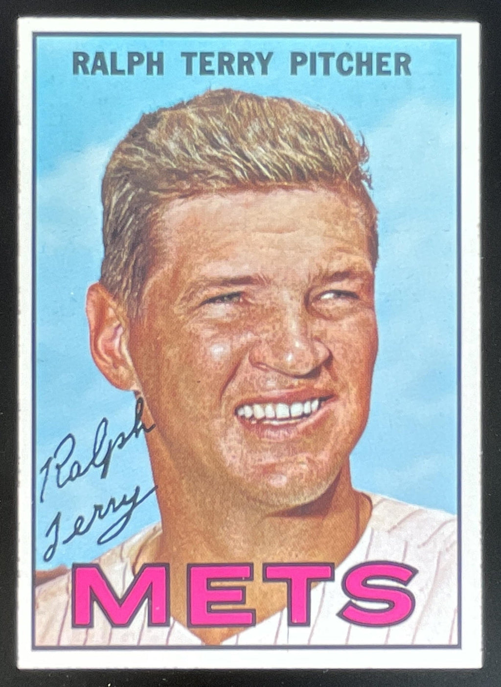 1967 Topps #59 Ralph Terry product image 1, provided for visual reference and product detail review