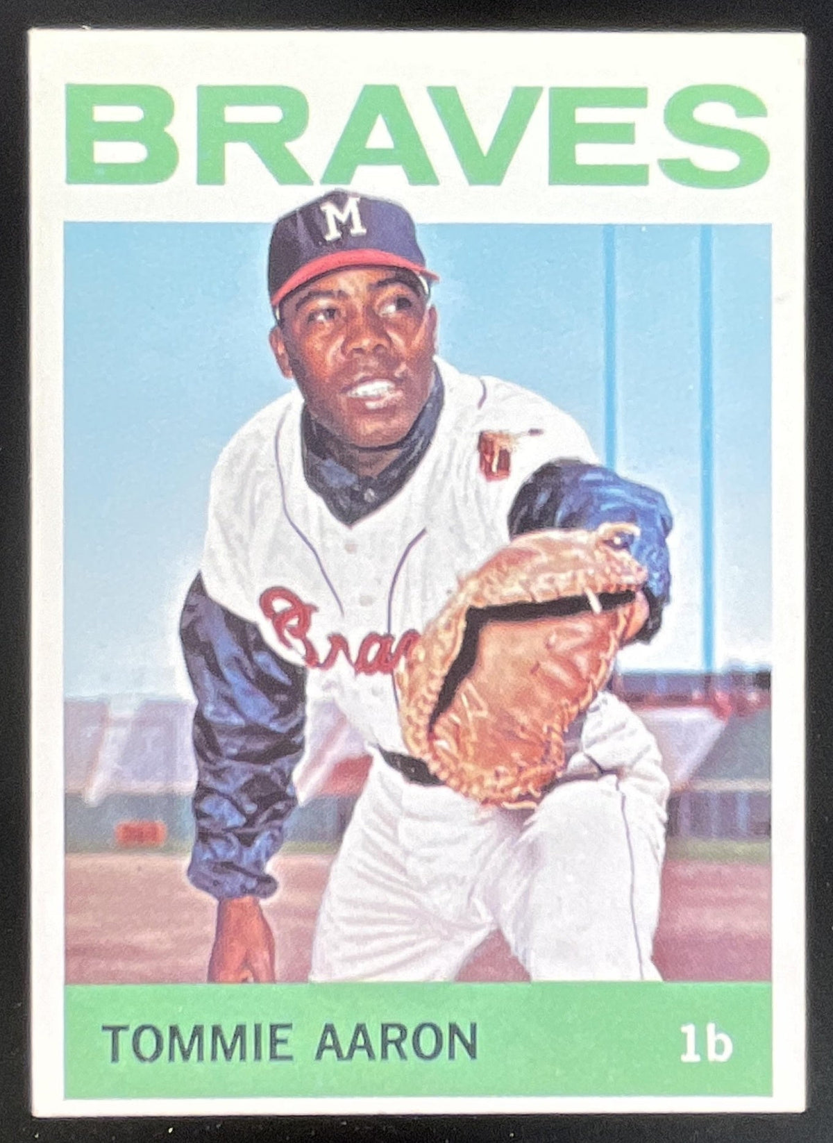 1964 Topps #454 Tommie Aaron product image 1, provided for visual reference and product detail review