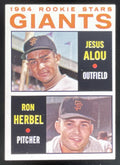 1964 Topps #47 JESUS ALOU Ron Herbel RC product image 1, provided for visual reference and product detail review