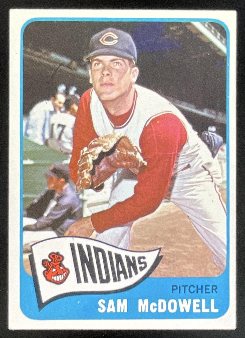 1965 Topps #76 Sam McDowell product image 1, provided for visual reference and product detail review