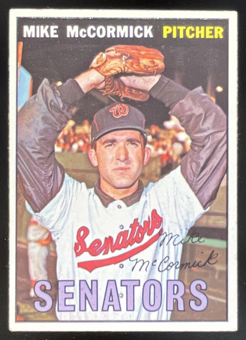 1967 Topps #86 Mike McCormick product image 1, provided for visual reference and product detail review