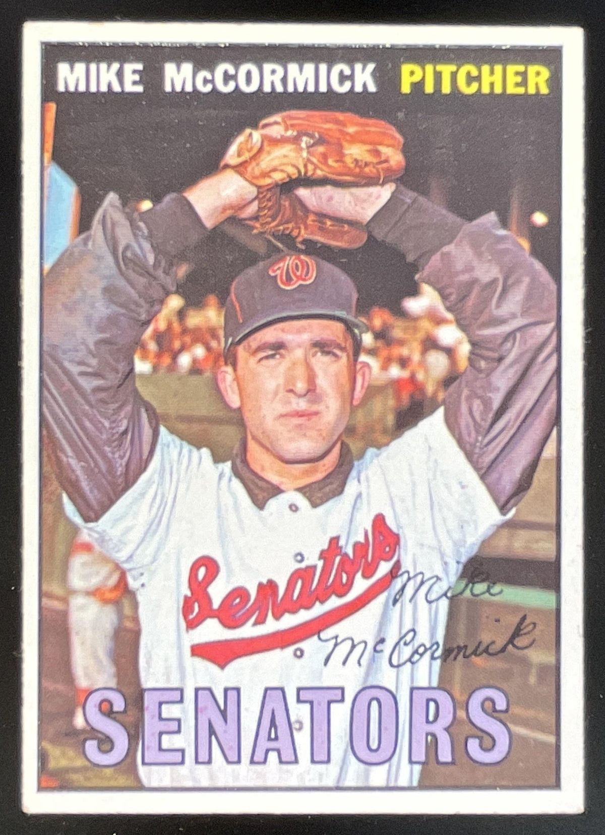 1967 Topps #86 Mike McCormick product image 1, provided for visual reference and product detail review