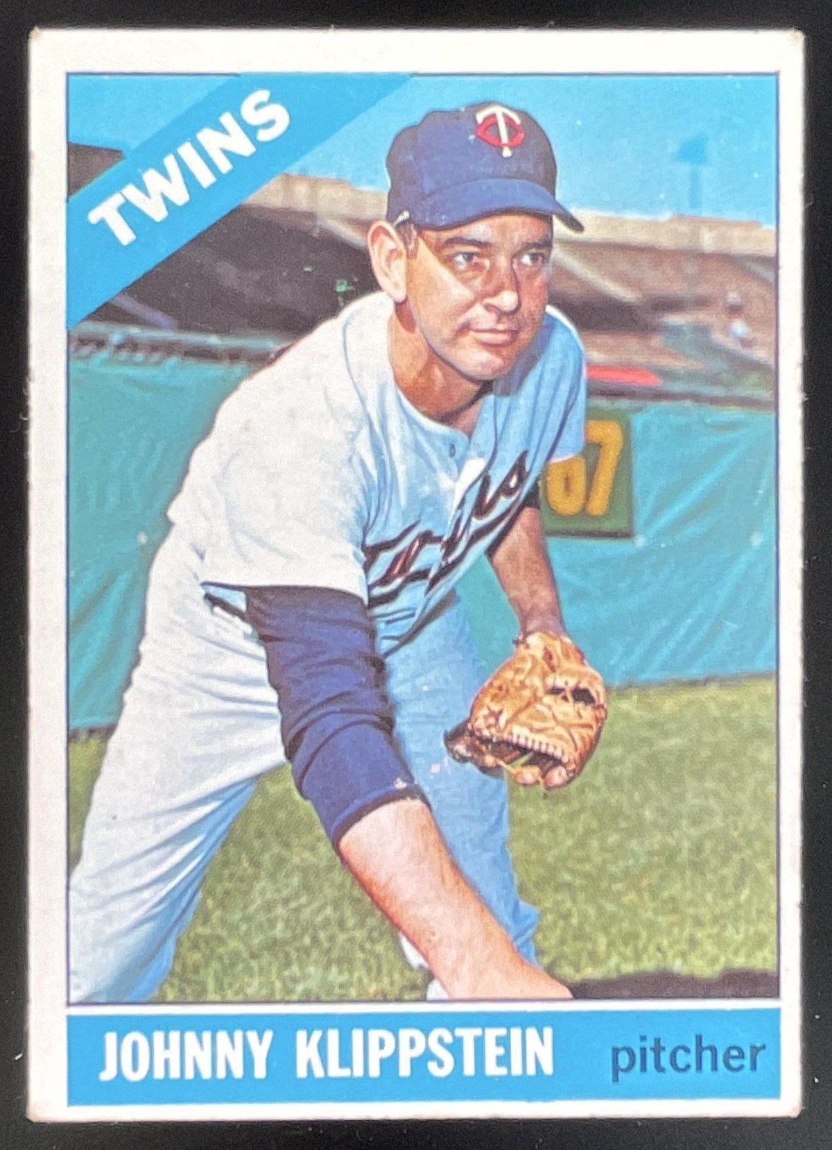1966 Topps #493 Johnny Klippstein product image 1, provided for visual reference and product detail review
