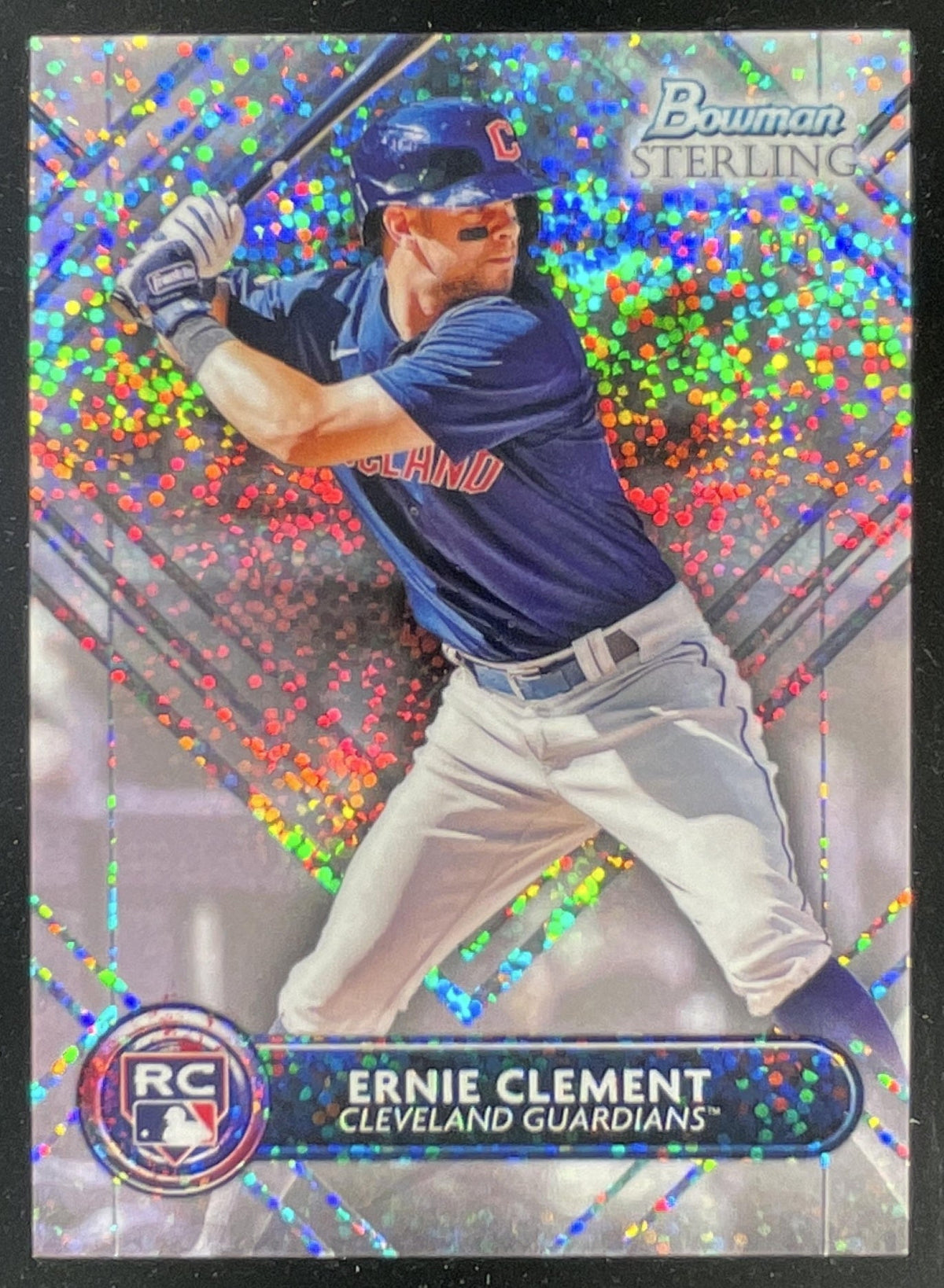 2022 Bowman Sterling Speckle Refractor #BSR-19 Ernie Clement RC /99 product image 1, provided for visual reference and