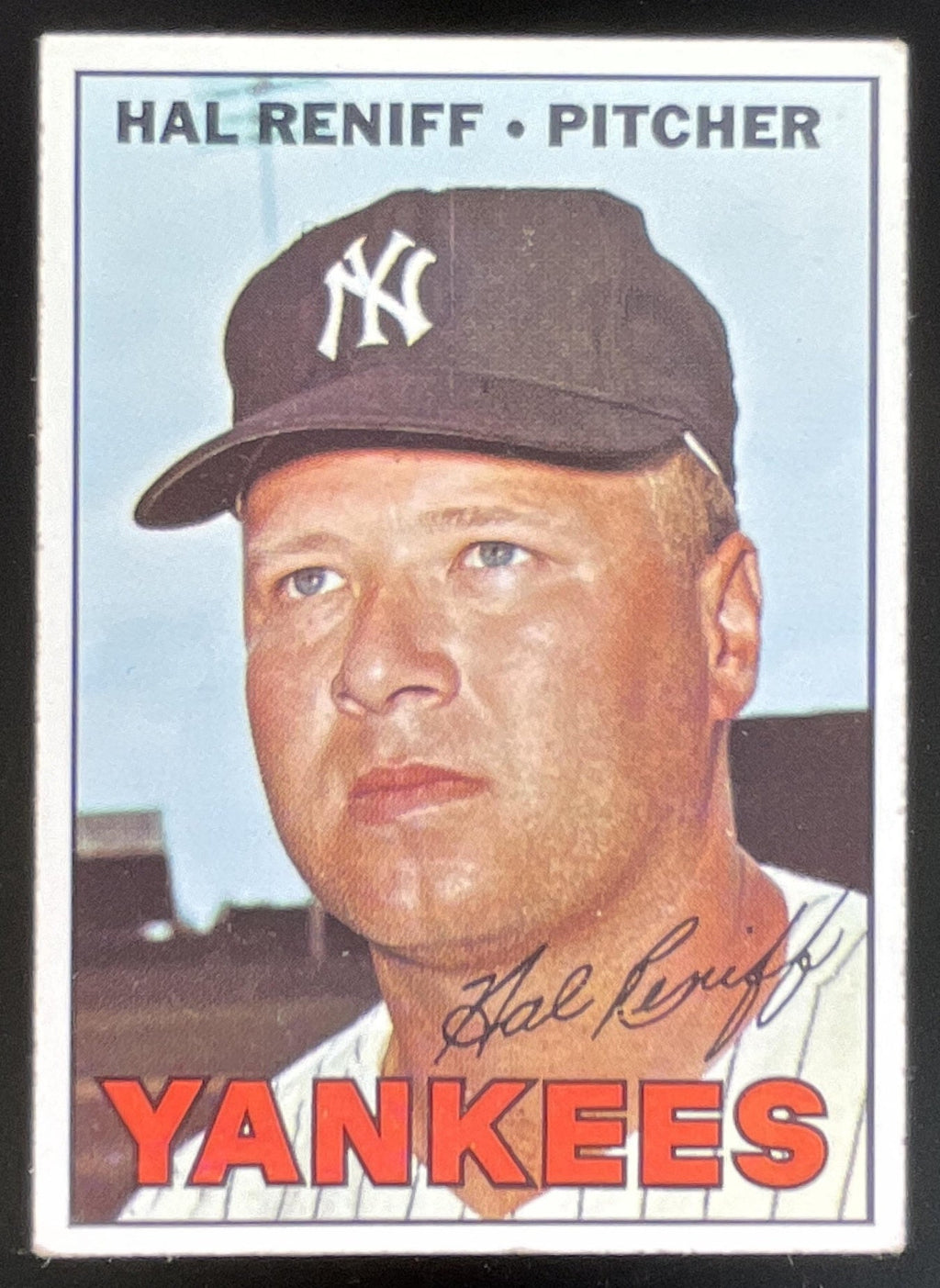 1967 Topps #201 Hal Reniff product image 1, provided for visual reference and product detail review