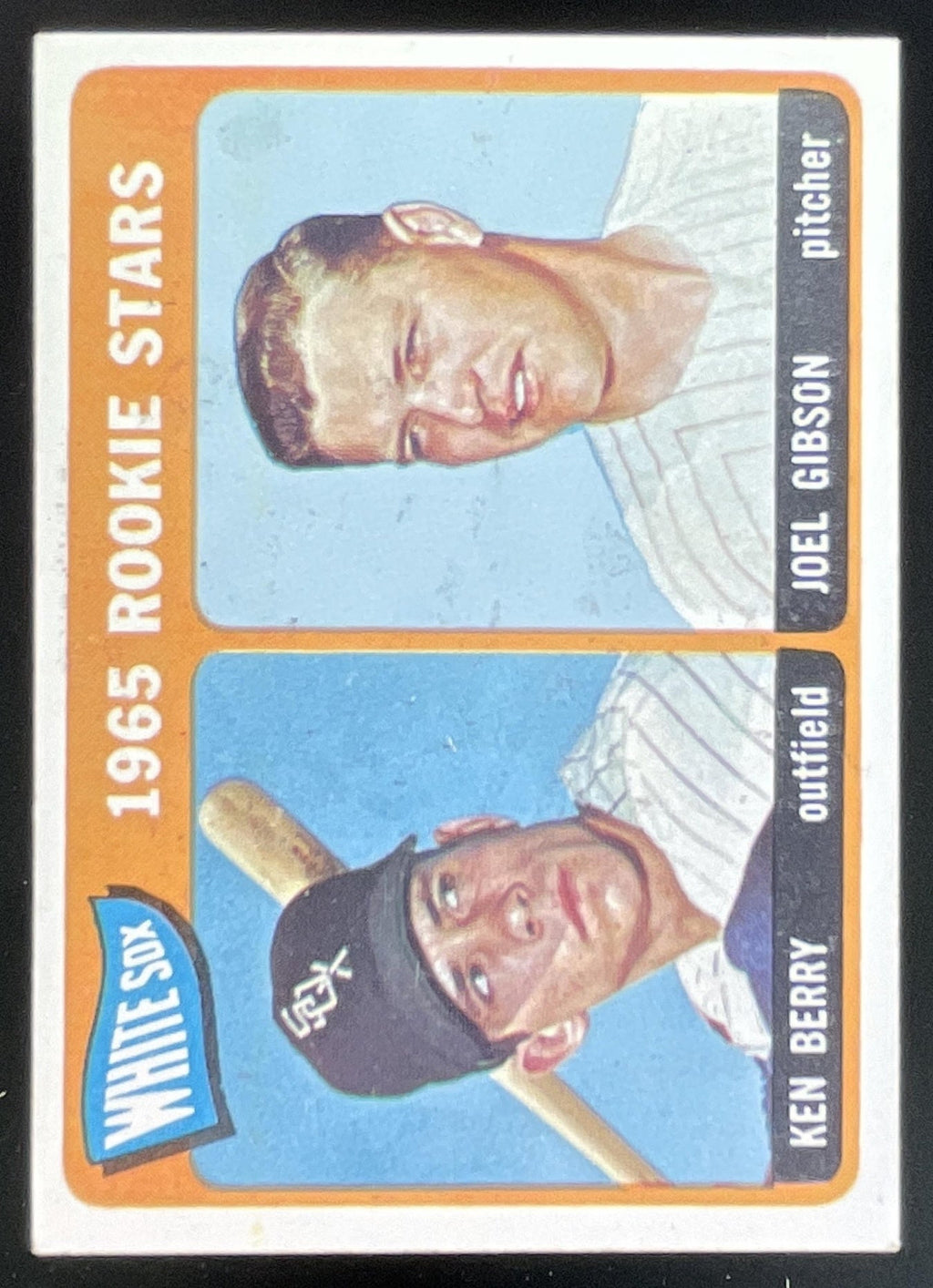 1965 Topps #368 White Sox 1965 Rookie Stars Ken Berry Joel Gibson RS, RC product image 1, provided for visual reference and