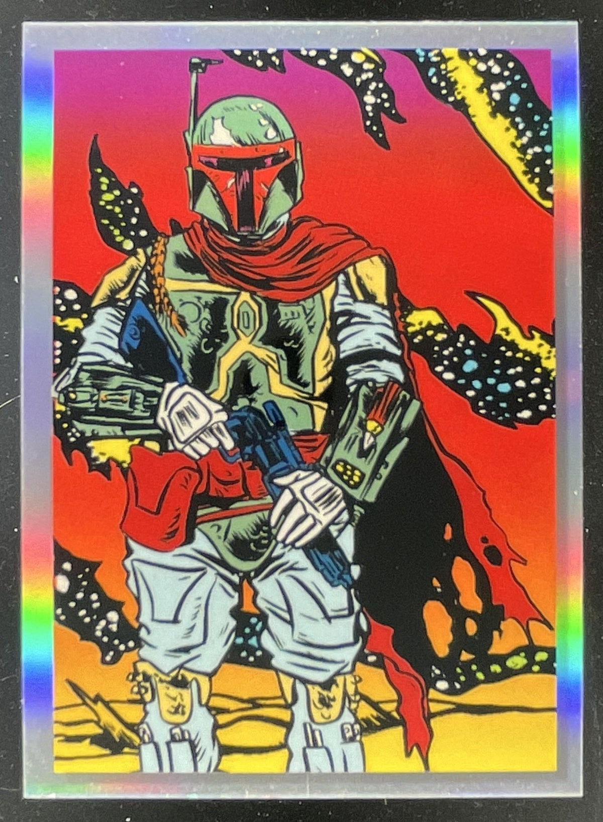 2023 Topps Chrome Star Wars Galaxy Darth Vader's Bounty Hunters Boba Fett product image 1, provided for visual reference and