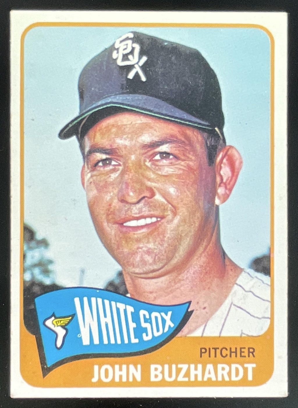 1965 Topps #458 John Buzhardt product image 1, provided for visual reference and product detail review