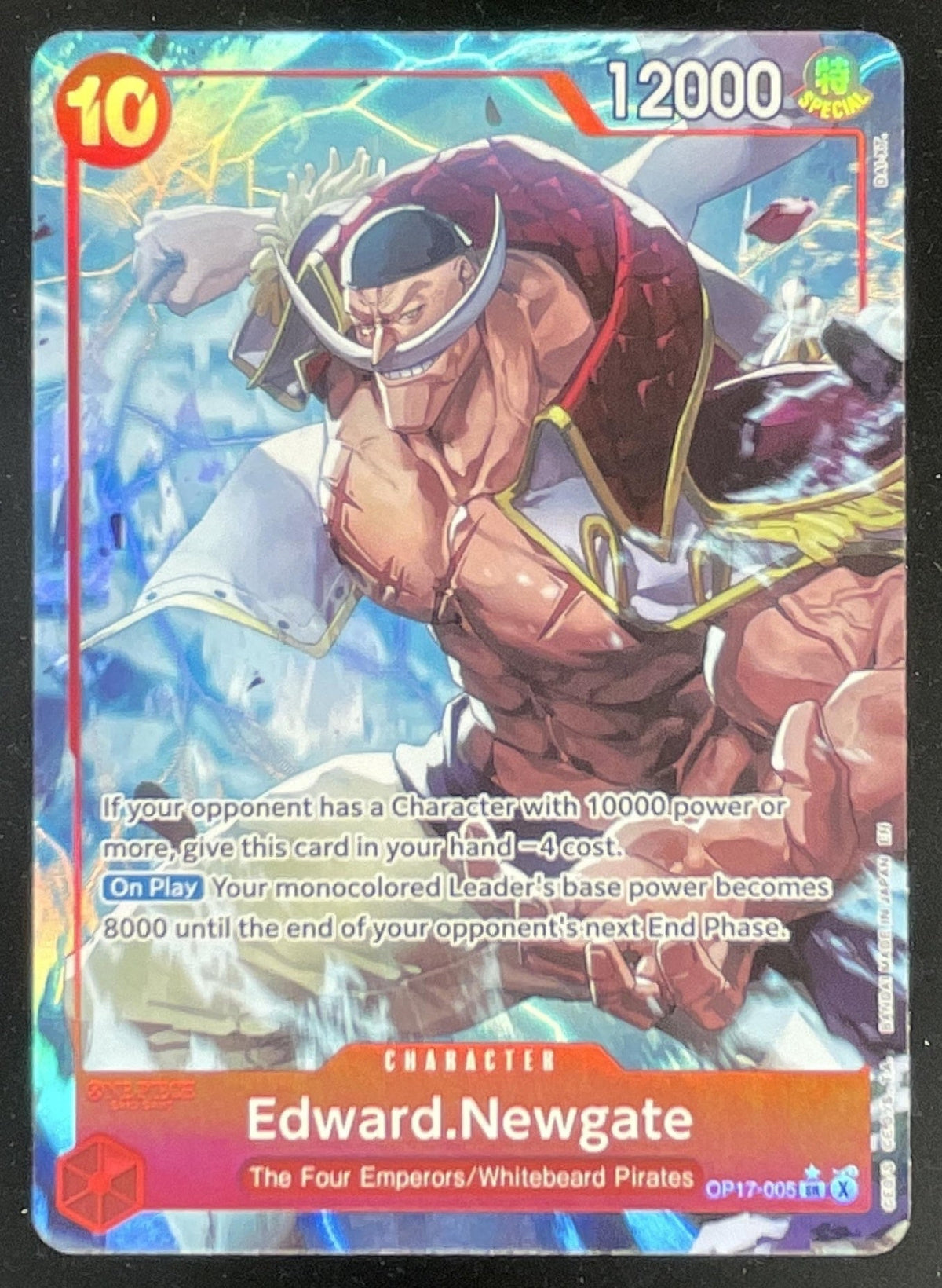 2026 One Piece The World's Strongest Warriors Alternate Art #005 Edward.Newgate product image 1, provided for visual