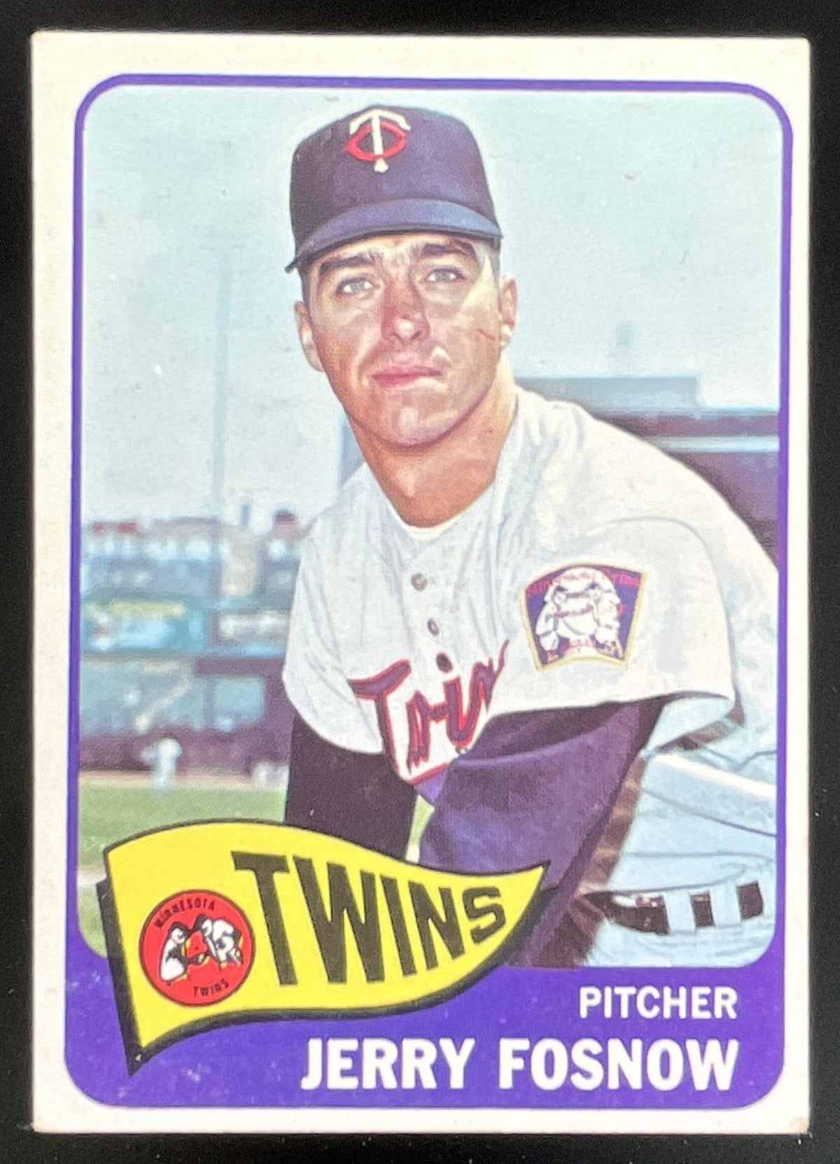 1965 Topps #529 Jerry Fosnow RC product image 1, provided for visual reference and product detail review
