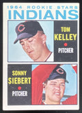 1964 Topps #552 Indians 1964 Rookie Stars Tom Kelley Sonny Siebert RC product image 1, provided for visual reference and