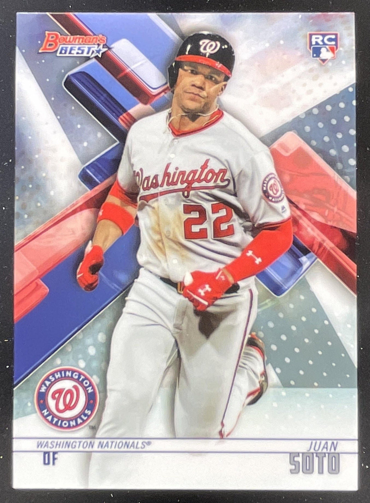 2018 Bowman Bowman's Best #29 Juan Soto RC product image 1, provided for visual reference and product detail review