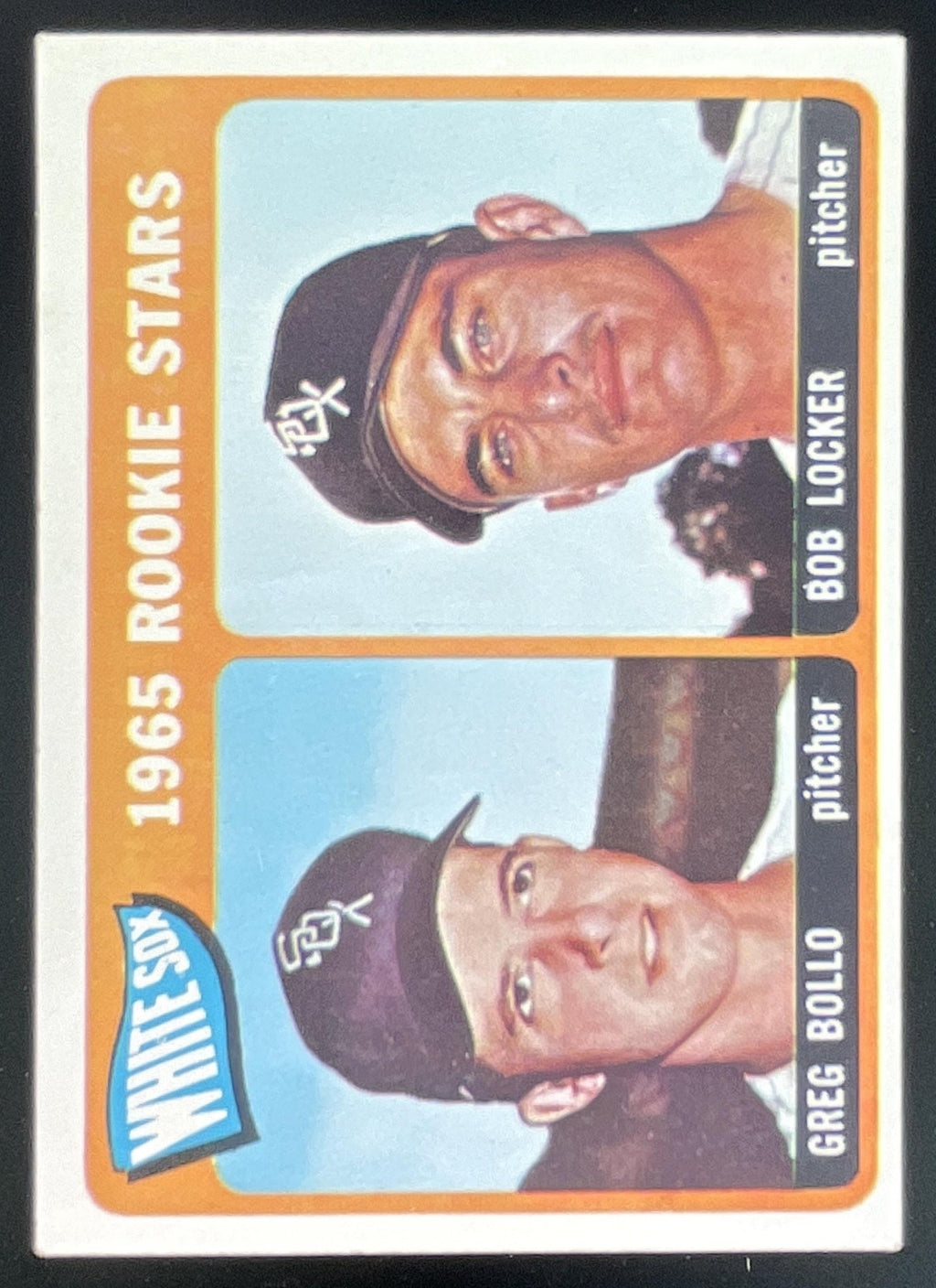 1965 Topps #541 White Sox 1965 Rookie Stars Greg Bollo Bob Locker RS, RC product image 1, provided for visual reference and