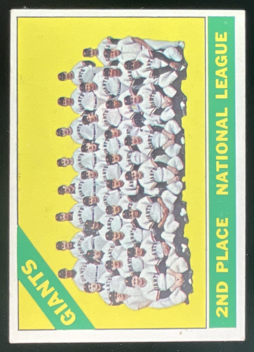 1966 Topps #19 San Francisco Giants product image 1, provided for visual reference and product detail review
