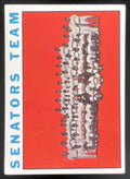 1964 Topps #343 Washington Senators product image 1, provided for visual reference and product detail review