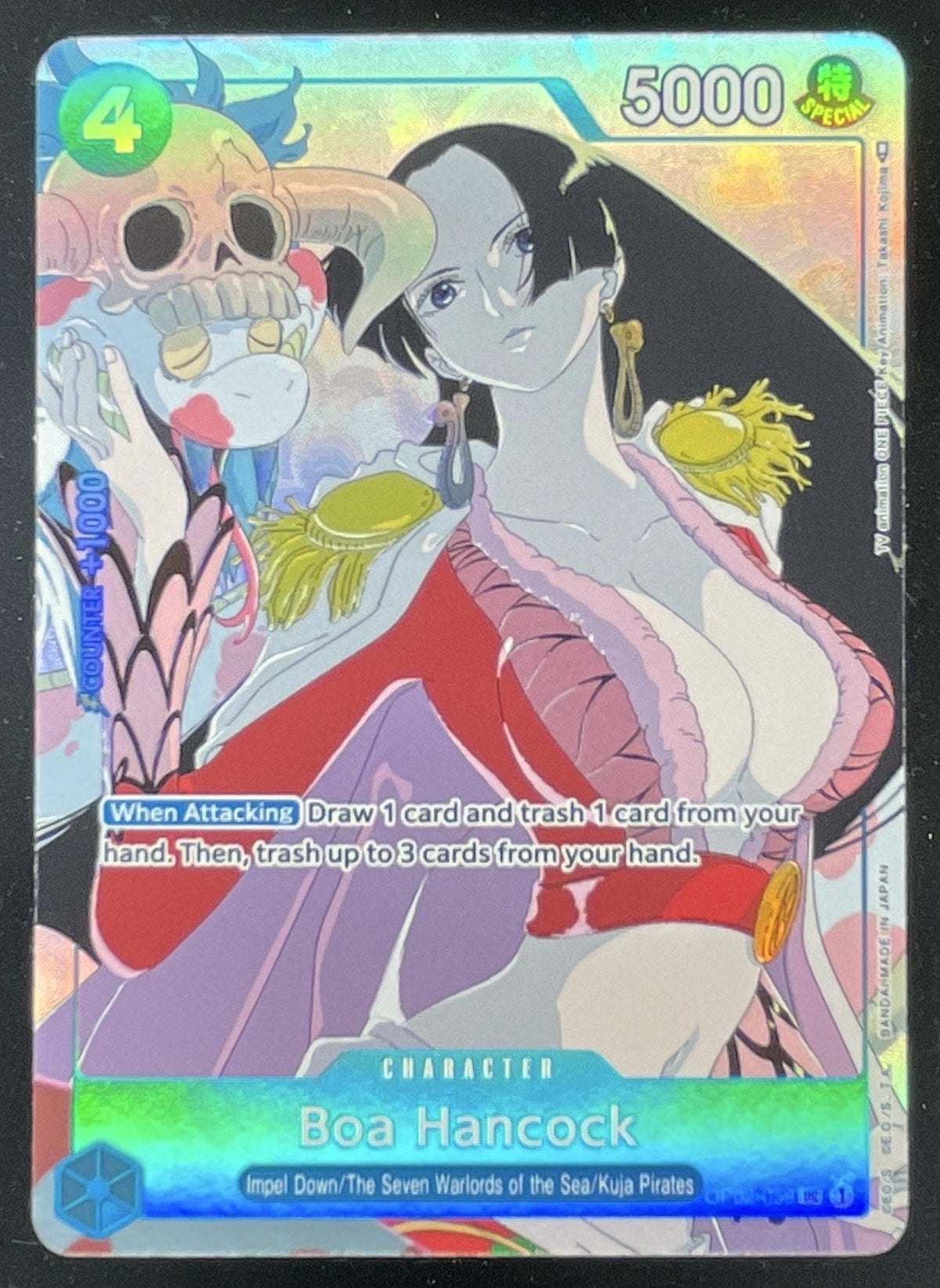 2024 One Piece 500 Years in the Future Alternate Art #OP07-051 Boa Hancock product image 1, provided for visual reference