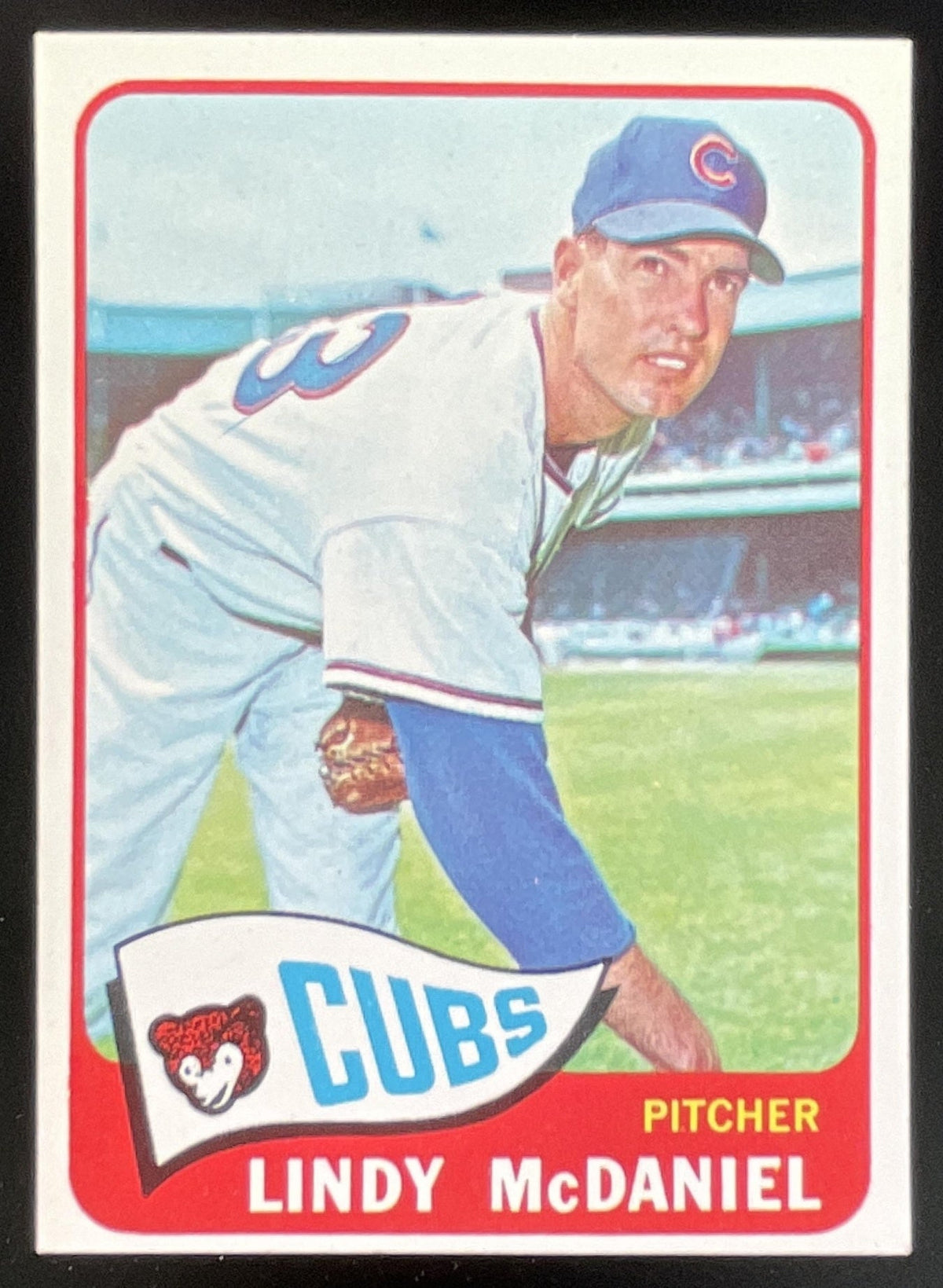 1965 Topps #244 Lindy McDaniel product image 1, provided for visual reference and product detail review
