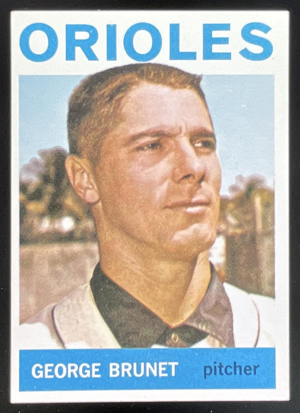 1964 Topps #322 George Brunet product image 1, provided for visual reference and product detail review