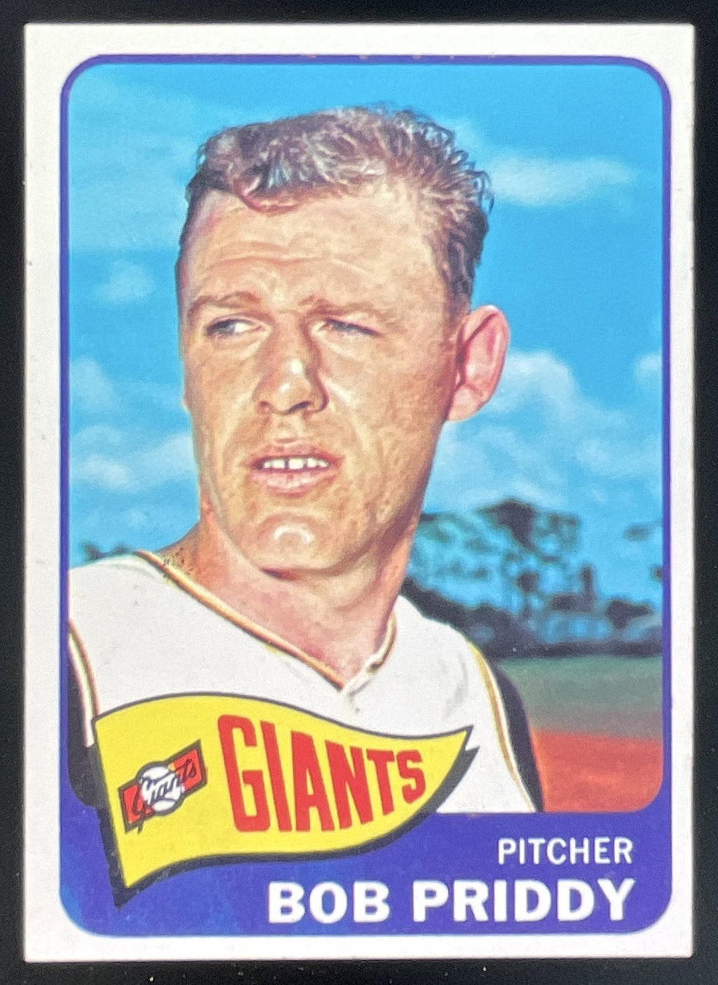 1965 Topps #482 Bob Priddy product image 1, provided for visual reference and product detail review