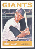 1964 Topps #204 Matty Alou product image 1, provided for visual reference and product detail review
