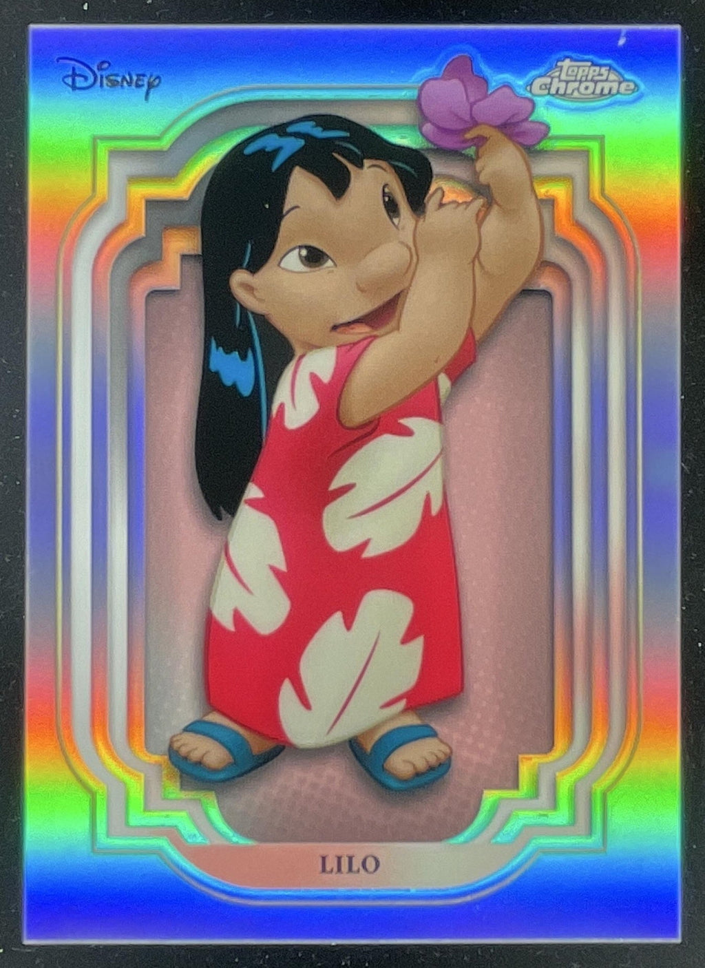 2024 Topps Chrome Disney Refractor #92 Lilo product image 1, provided for visual reference and product detail review