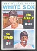 1964 Topps #368 White Sox 1964 Rookie Stars Fritz Ackley Don Buford RC product image 1, provided for visual reference and
