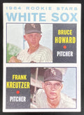 1964 Topps #107 White Sox 1964 Rookie Stars Bruce Howard Frank Kreutzer RC product image 1, provided for visual reference