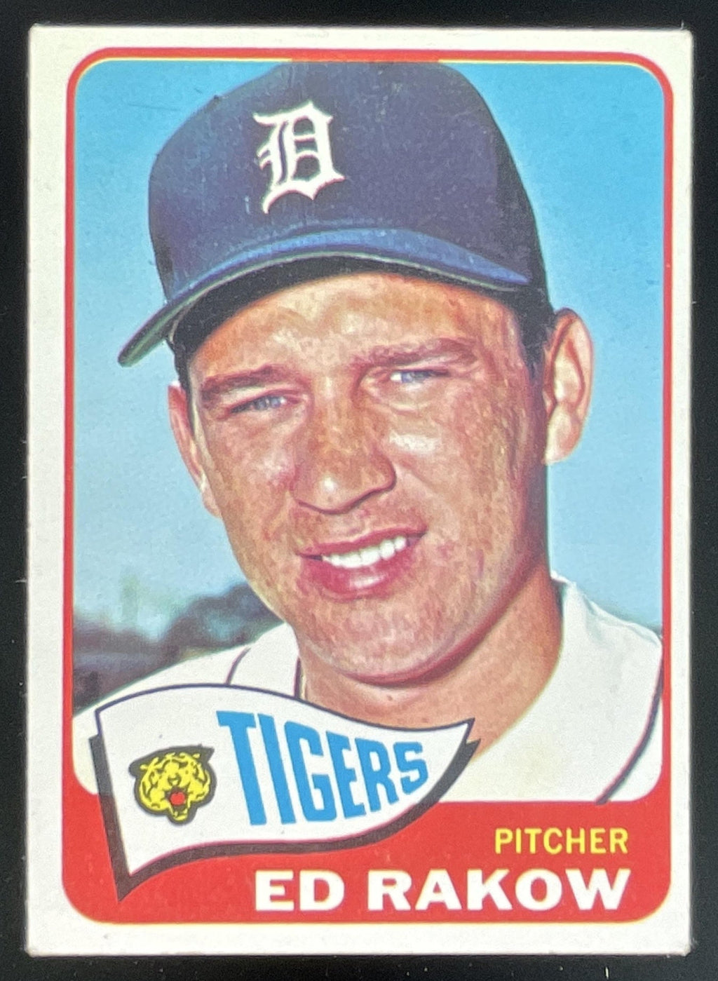 1965 Topps #454 Ed Rakow product image 1, provided for visual reference and product detail review