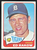 1965 Topps #454 Ed Rakow product image 1, provided for visual reference and product detail review