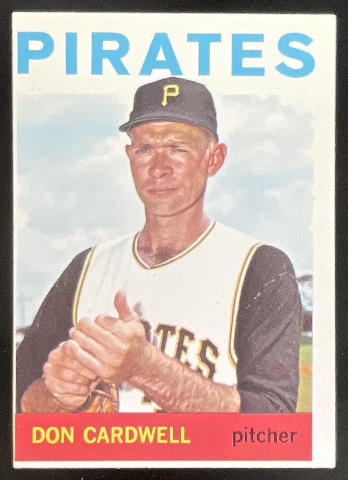 1964 Topps #417 Don Cardwell product image 1, provided for visual reference and product detail review
